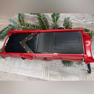 Red Kitchen Mandoline Slicer